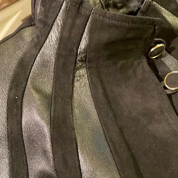 Vera Pelle Lavorazione Artiganale Italian Leather & Suede Jacket - Picture 4 of 5